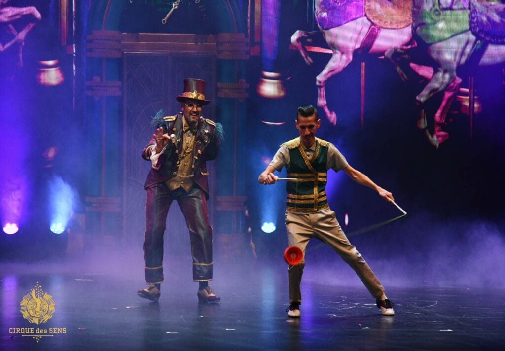 Inicio Espectáculo visual Imagine - Momento de circo con comedia gestual y malabares con diabolos